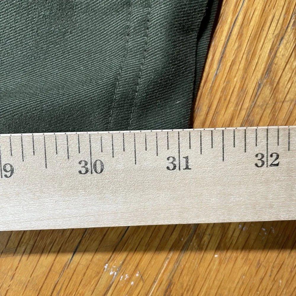 LL Bean Mens Pants 38 x 31 Green Cargo Straight Utility Gorpcore 0GHU4